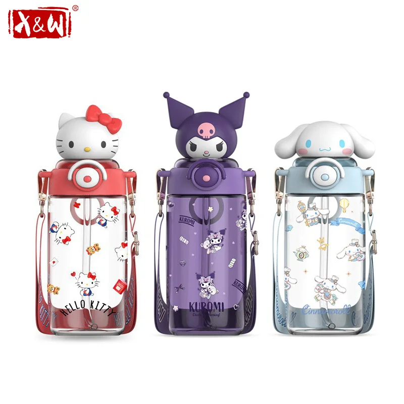 Sports Equipment Types - X&W 카와이 산리오 인형 빨대컵 650ml