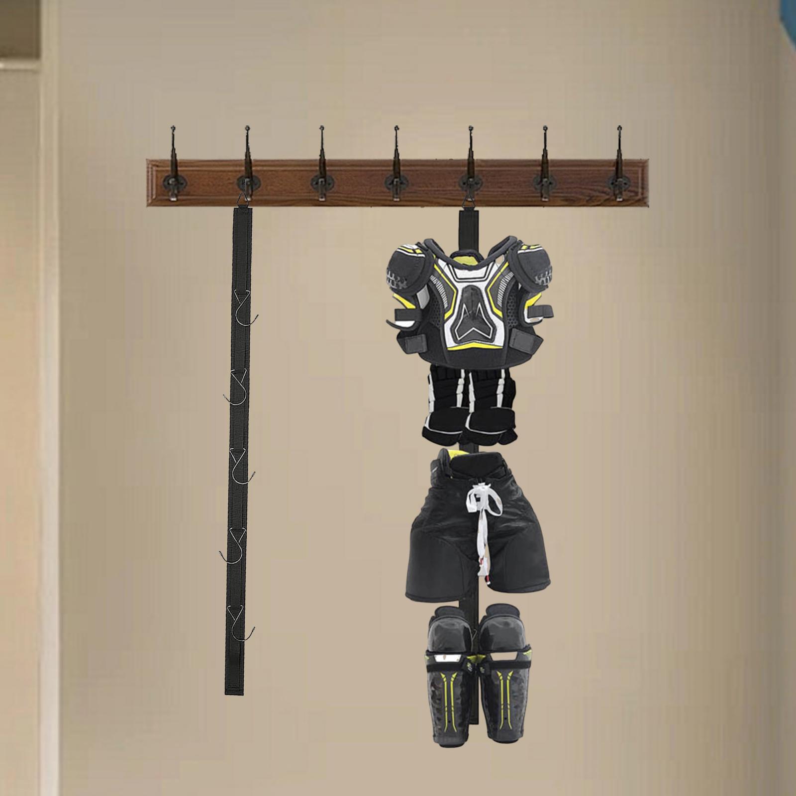 Sports Equipment Drying Rack - 조정 가능한 후크가 달린 휴대용 하키
