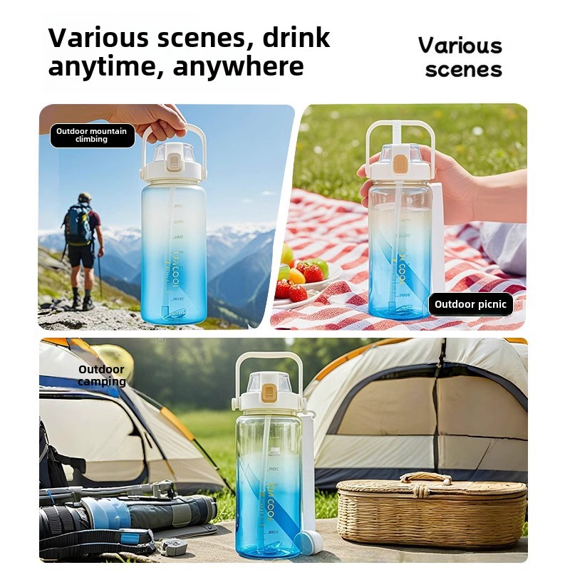 1.5/2 리터 물병 휴대용 플라스틱 스포츠 물병(스트 - Sports Equipment Types 리뷰 및 가격