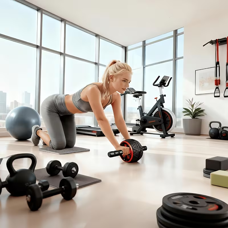 복근 롤러 휠 및 무릎 매트, 복부 및 코어 근력 강화 - Sports Equipment Near Me 리뷰 및 가격