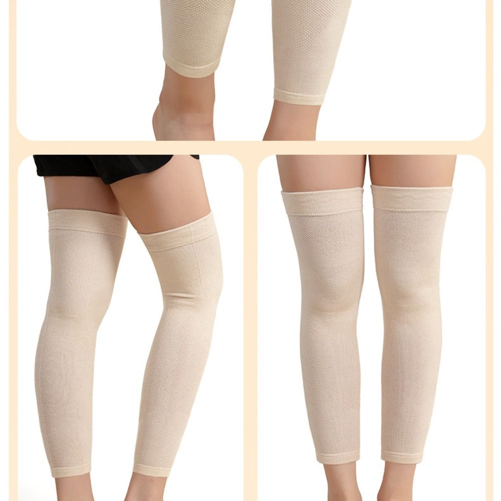 따뜻한 면 스포츠 무릎 패드 누드 블랙 그레이 탄력있는 - Sports Equipment Knee Support 리뷰 및 가격