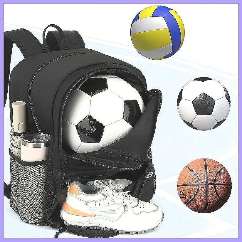 축구 및 농구용 방수 스포츠 백팩, 야외 배구용 경량  - Sports Equipment Air China 리뷰 및 가격