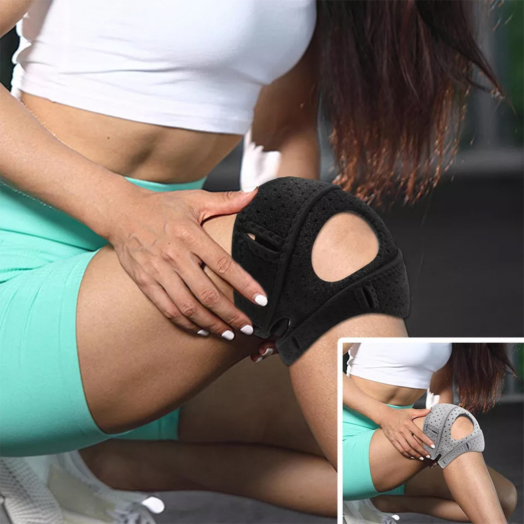 무릎 보호대 PA 소재 실리콘 링 남녀공용 야외 스포츠 - Sports Equipment Knee Support 리뷰 및 가격